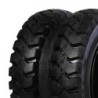 (DUAL) 10.00-20/7.0 TRELLEBORG EXCAVATOR (SOLID) ON RIM 281-335-10 STUD A3 WITH SPACER