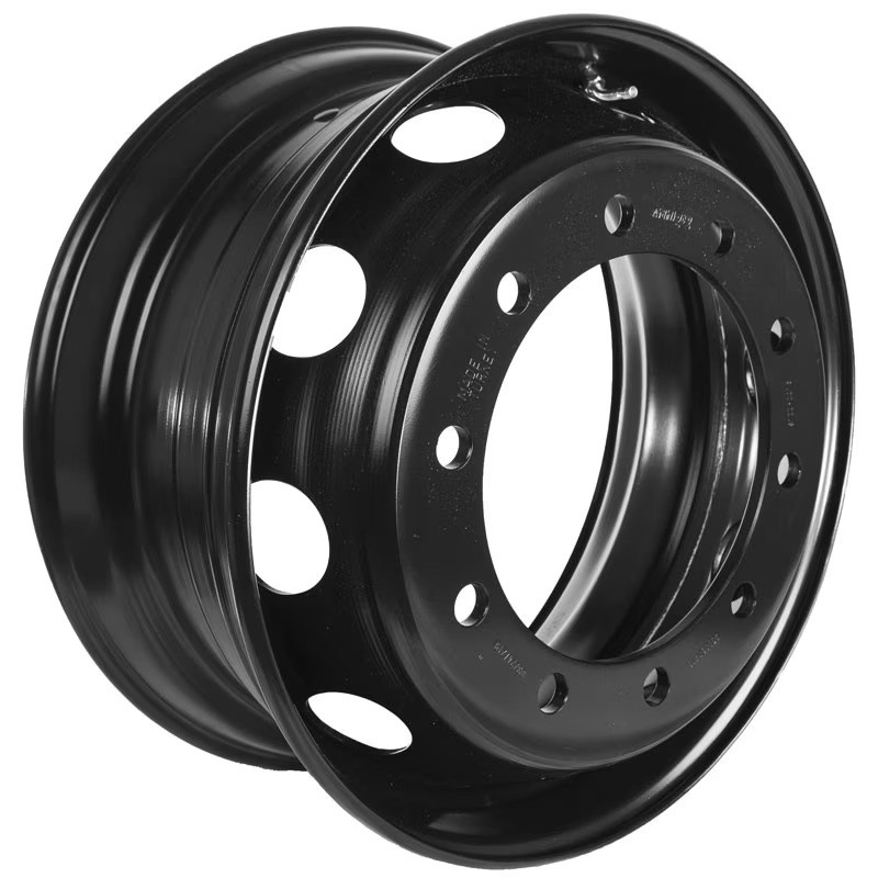 9.00x22.5 ATHLETE (902261418) RAL 9005 MATT BLACK 281-335-10 M22 ET+162